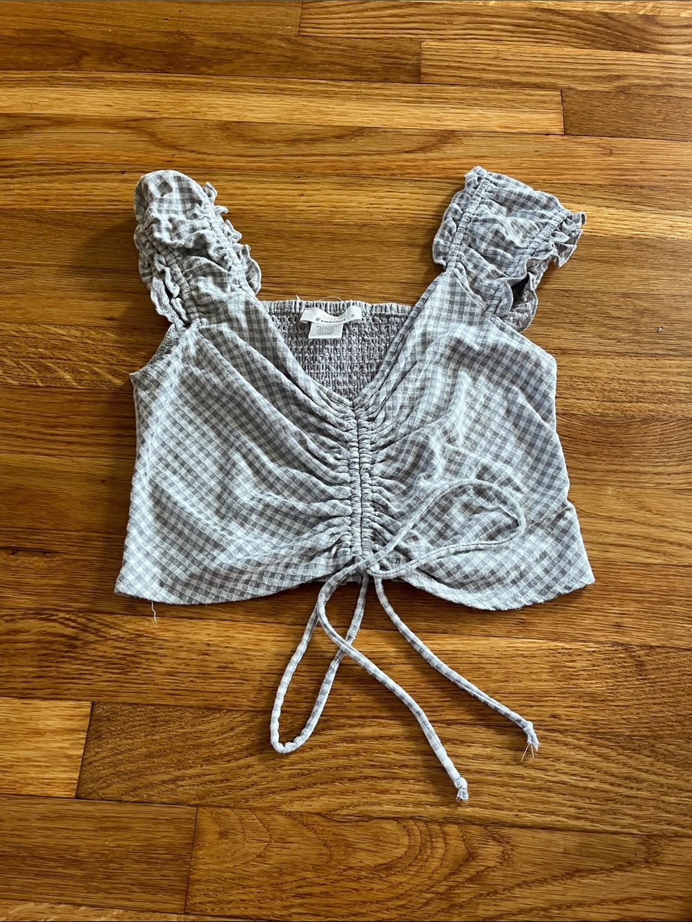 Urban Romantics Gingham Crop Top